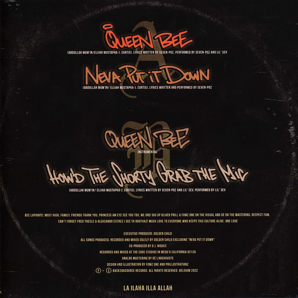 GOLDEN CHILD SEVEN-POZ Queen Bee レコード QUEEN BEE/SEVEN POZ