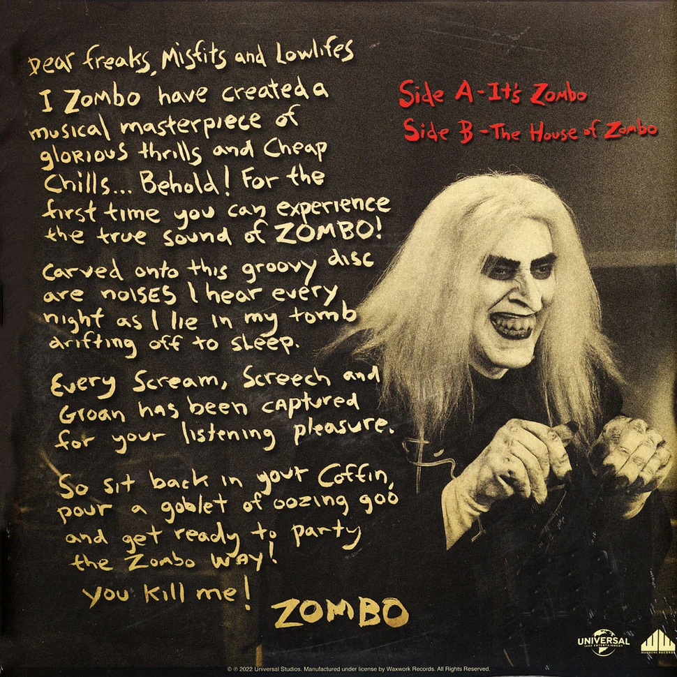 Rob Zombie & Zeuss - OST It's Zombo From Rob Zombie's The Munsters