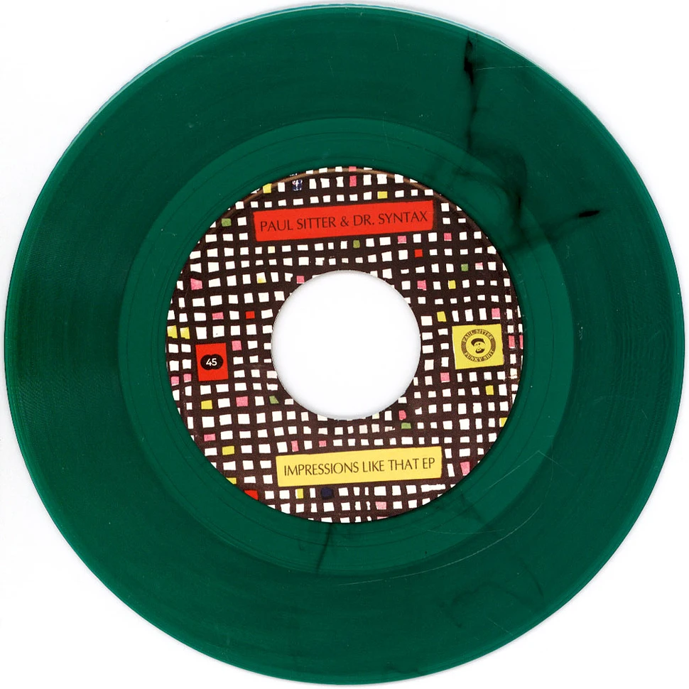Paul Sitter - Impressions Like That Ep Green Vinyl Edition