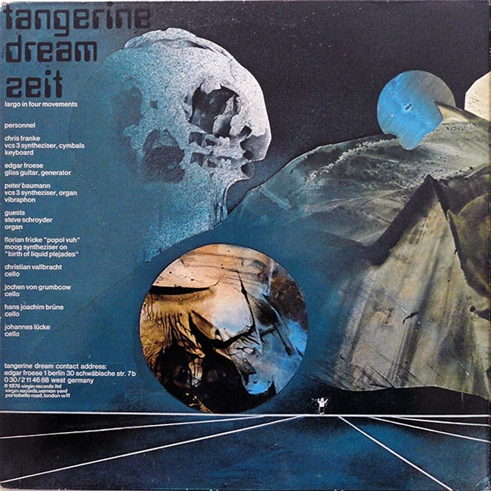 Tangerine Dream Zeit Vinyl 2LP 1978 UK Reissue HHV