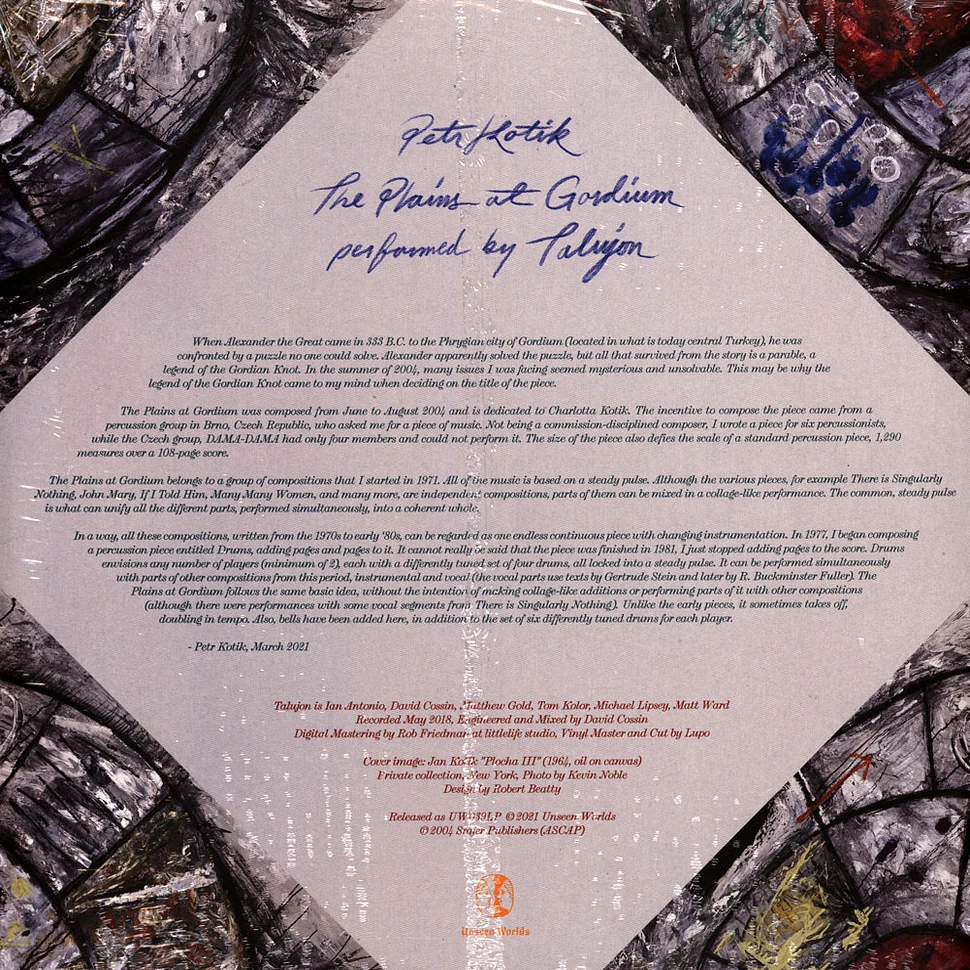 Petr Kotik - The Plains At Gordium Performed By Talujon