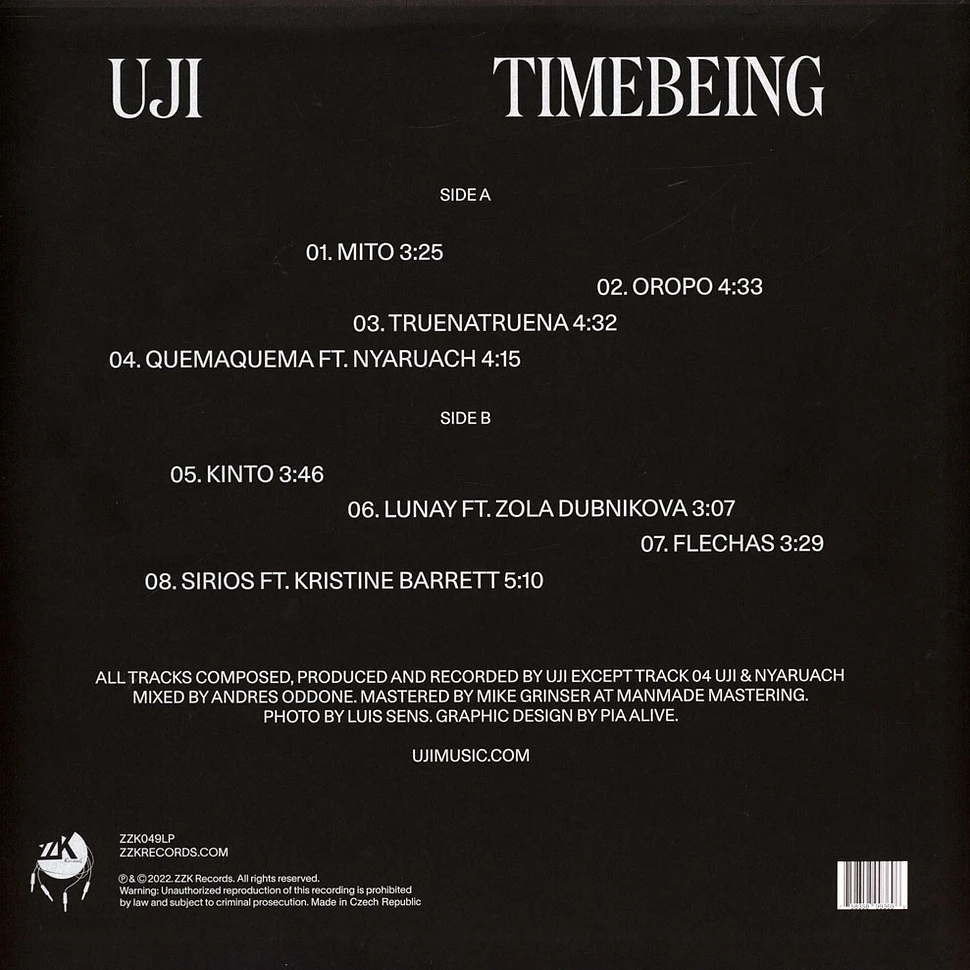 Uji - Timebeing Black & Opaque Silver Vinyl Edition