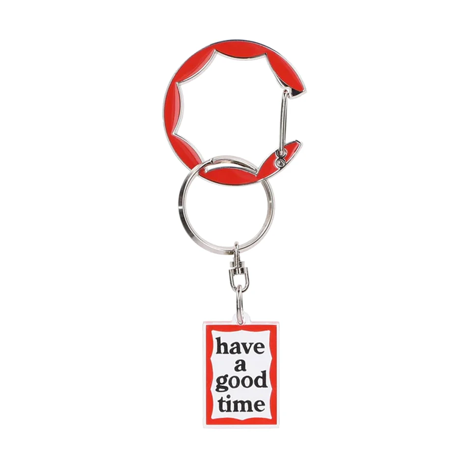 have a good time - Frame Clear Keychain X Circle Frbame Carabiner Set