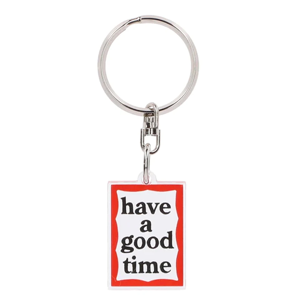 have a good time - Frame Clear Keychain X Circle Frbame Carabiner Set