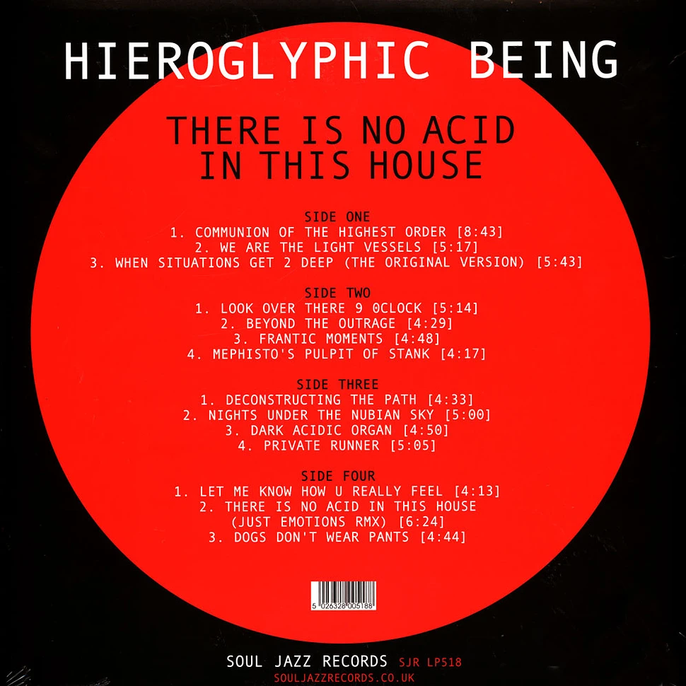 Hieroglyphic Being - There Is No Acid In This House