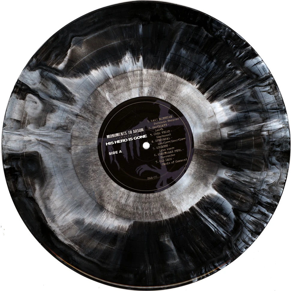 V.A. - Monuments To Arson: A Tribute To His Hero Is Gone Black And White Marble Vinyl Edition