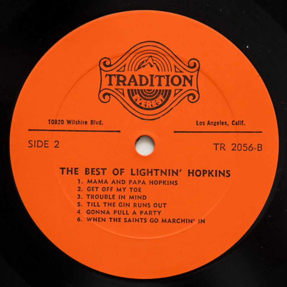 Lightnin' Hopkins - The Best Of Lightnin' Hopkins