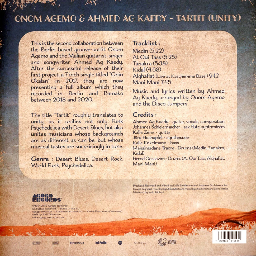 Onom Agemo, Ahmed AG Kaedy - Tartit