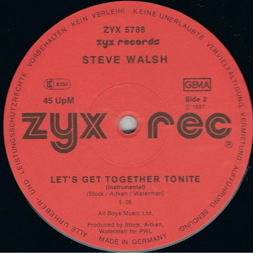 Steve Walsh - Let's Get Together Tonite