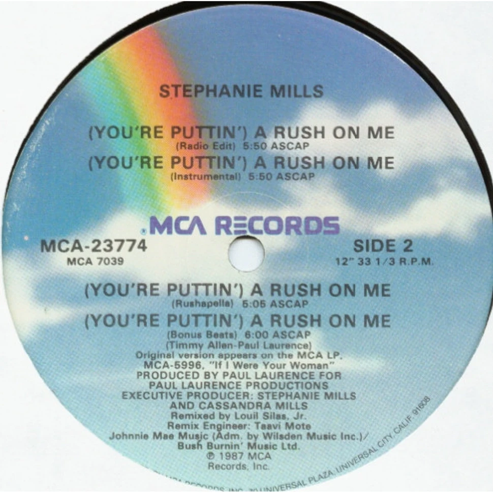 Stephanie Mills - (You're Puttin') A Rush On Me