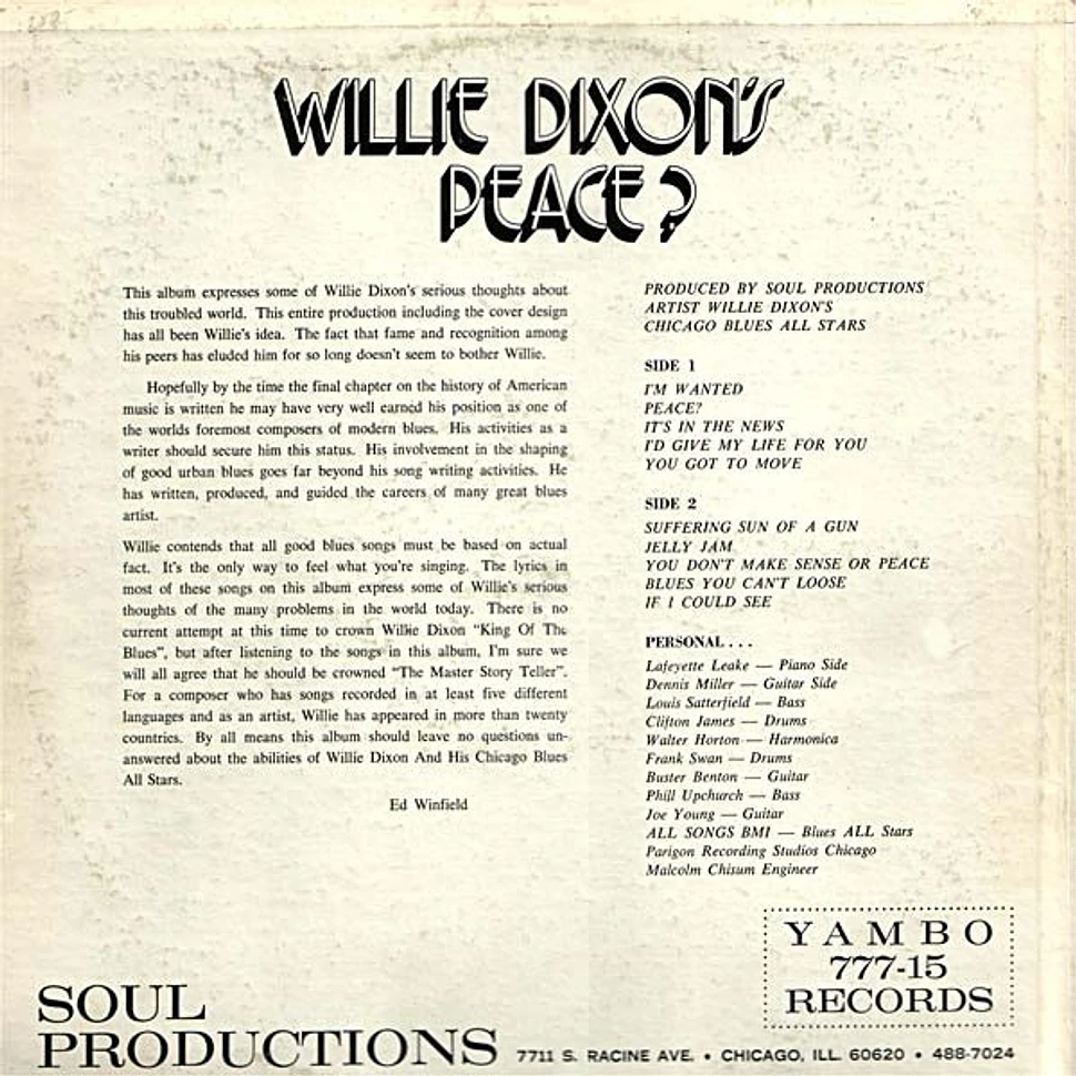 Willie Dixon - Peace?