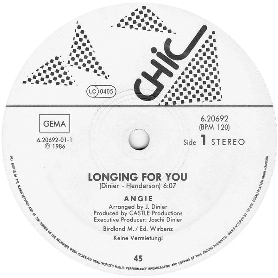 Angie - Longing For You