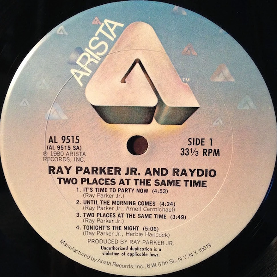 Ray Parker Jr. And Raydio - Two Places At The Same Time