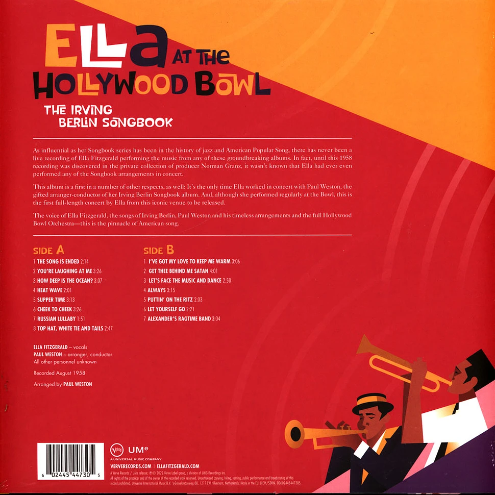 Ella Fitzgerald - Ella At The Hollywood Bowl: Irving Berlin Songbook