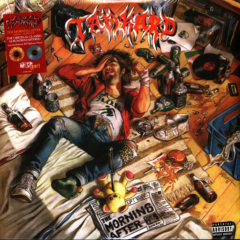 Tankard - The Morning After Remastered Splatter Vinyl Edition