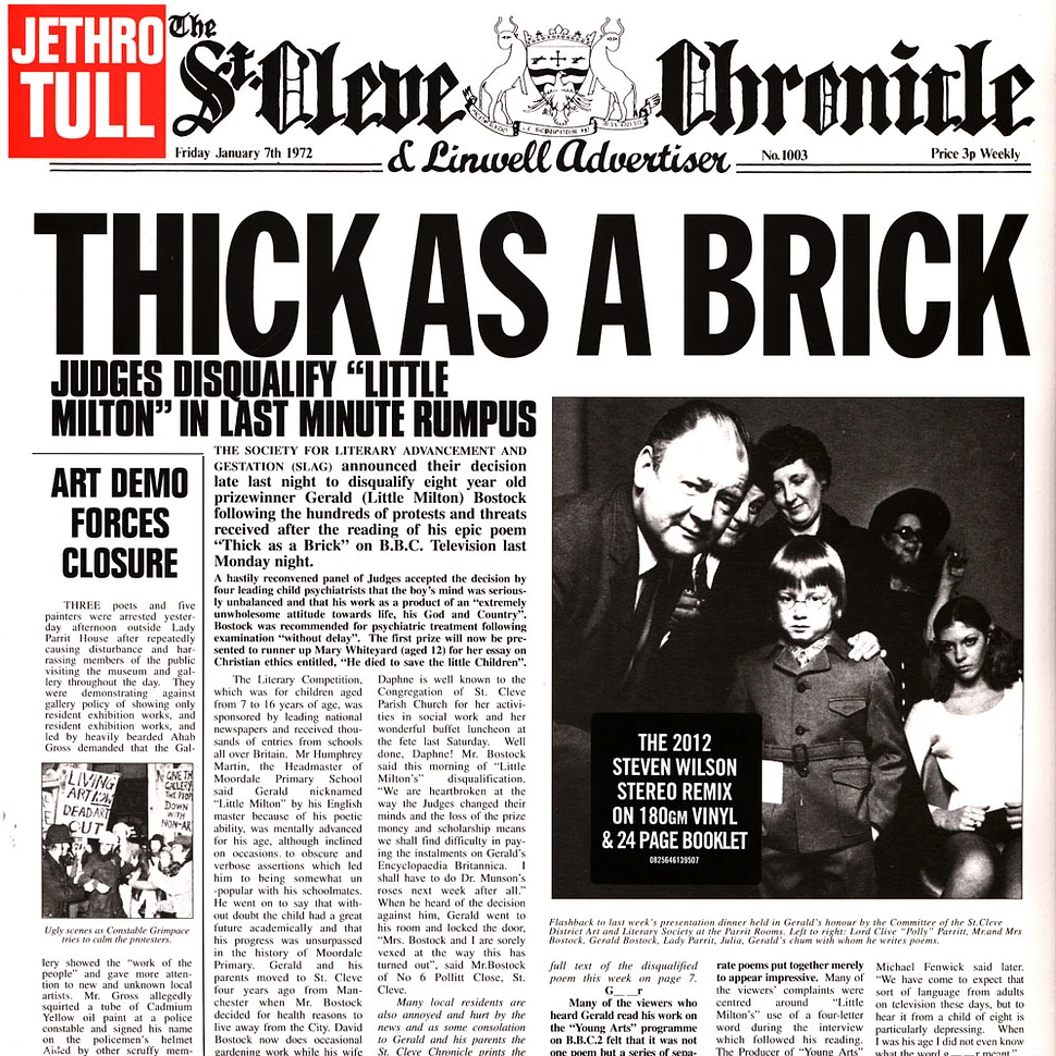 Jethro Tull - Thick As A Brick