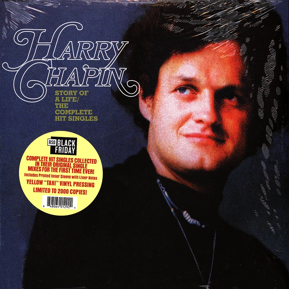 Harry Chapin - Story Of A Life:The Complete Hit Singles Black Friday Record Store Day 2022 Yellow Vinyl Edition