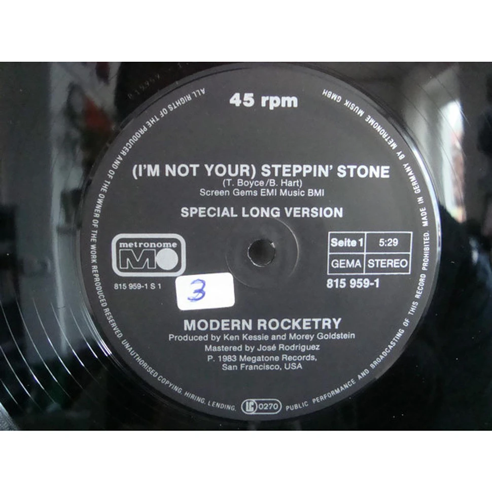 Modern Rocketry - (I'm Not Your) Steppin' Stone