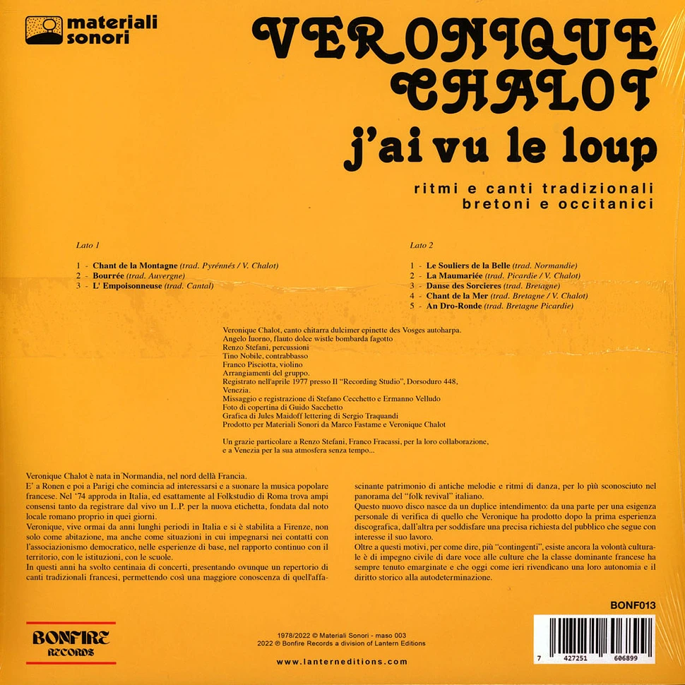 Veronique Chalot - J'ai Vu Le Loup - Vinyl LP - 1979 - EU - Reissue | HHV
