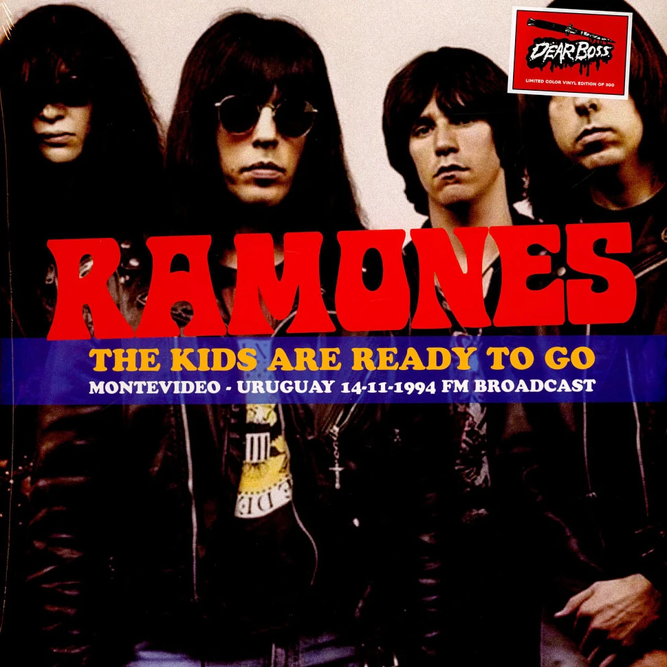 Ramones - Kids Are Ready To Go Live In Montevideo Uruguay 1994 White Vinyl Edition