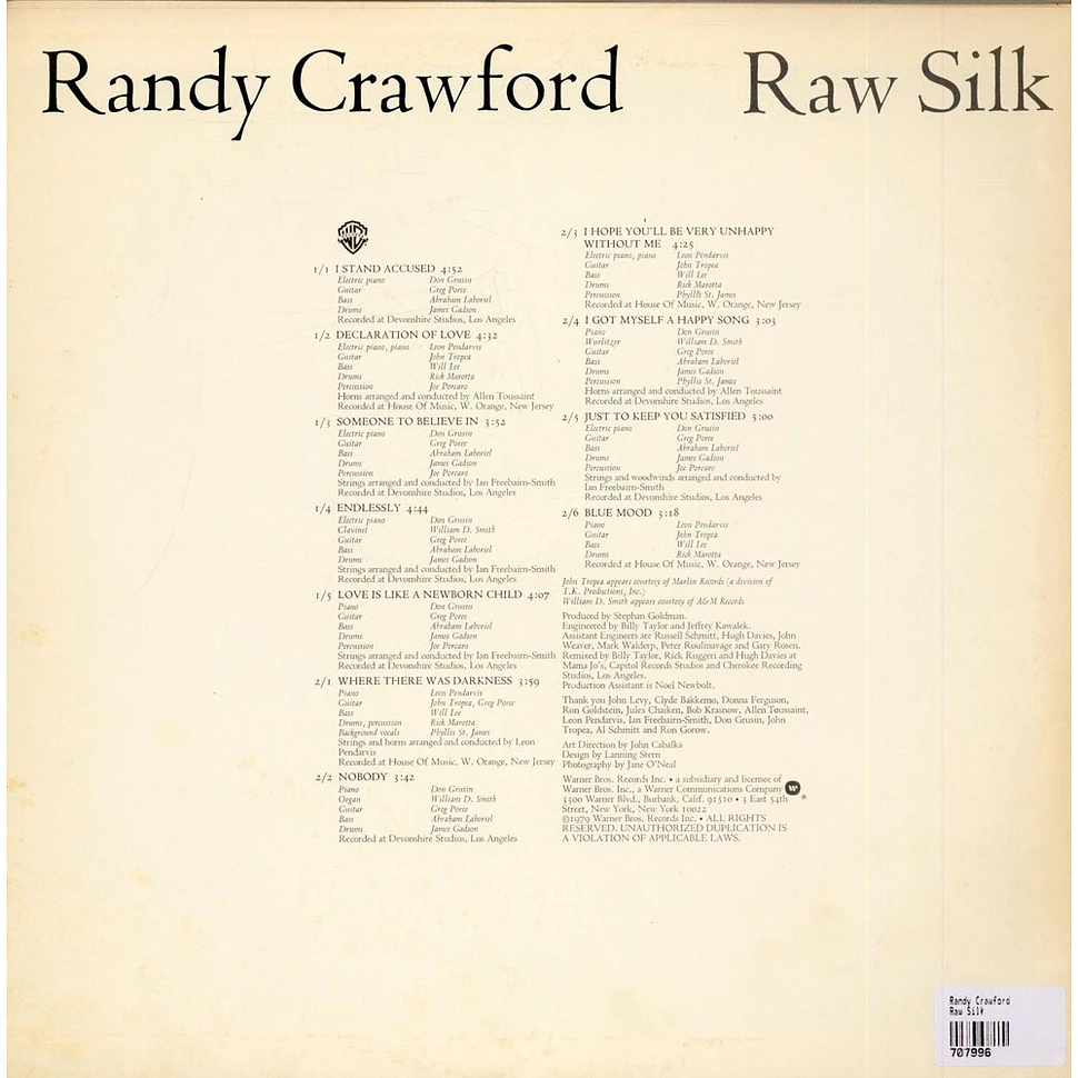 Randy Crawford - Raw Silk