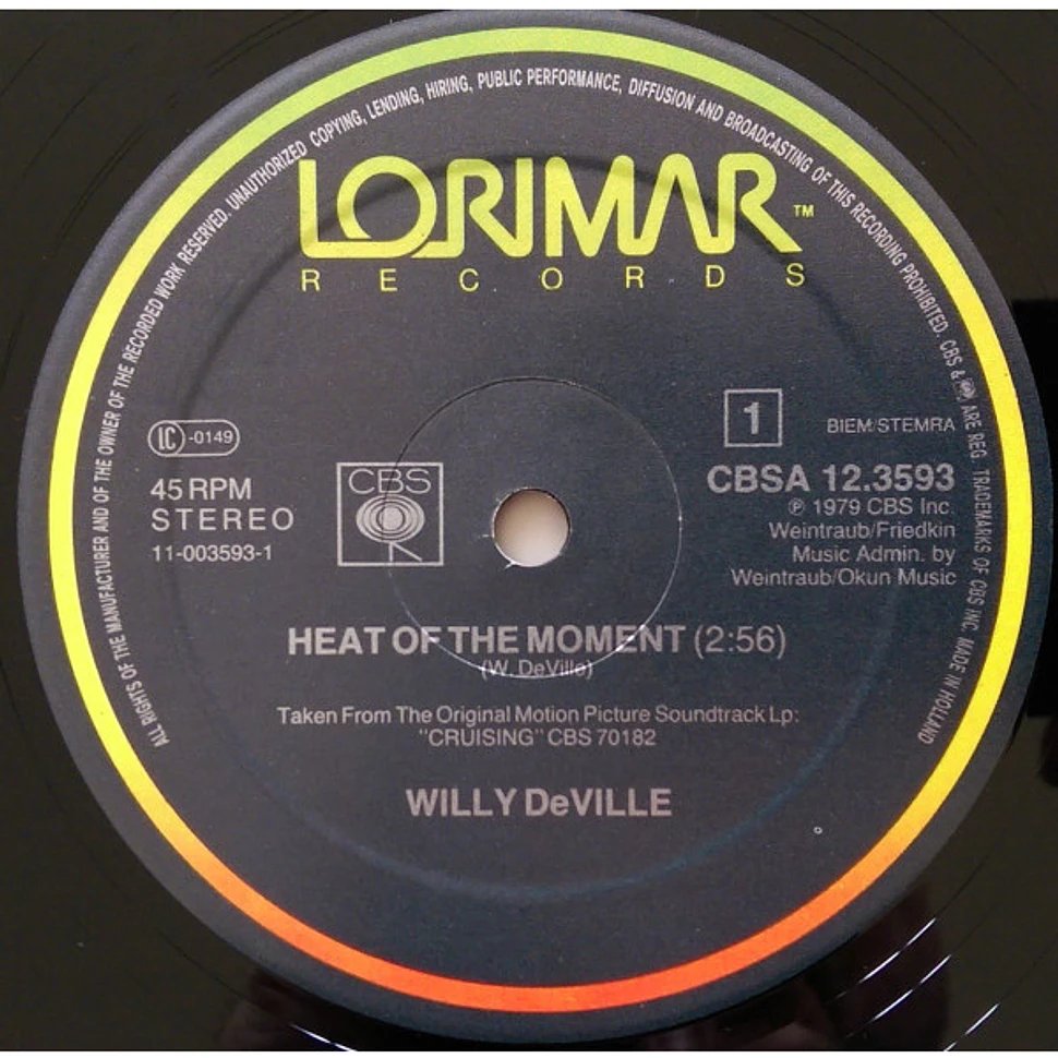 Willy DeVille - Heat Of The Moment