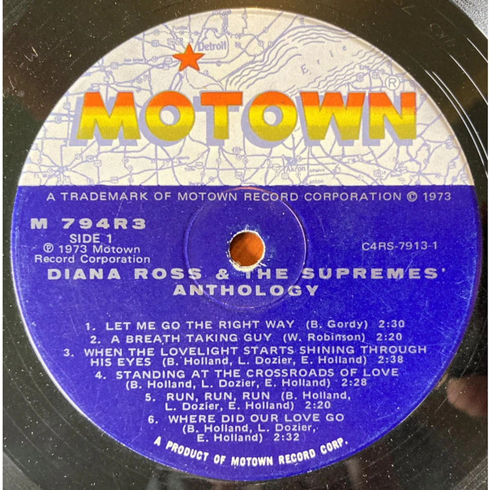 Diana Ross And The Supremes - Anthology - Vinyl 3LP - 1974 - US ...