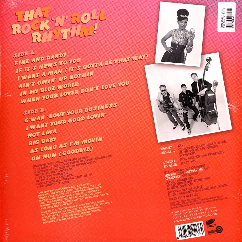 Tammi Savoy / Chris Casello Combo - That Rock 'N' Roll Rhythm