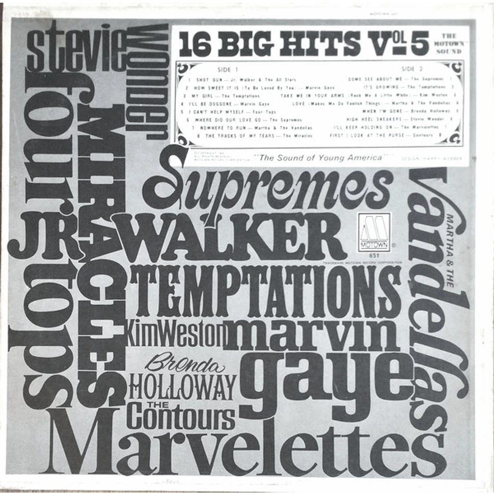 V.A. - The Motown Sound - A Collection Of Original 16 Big Hits Vol 5