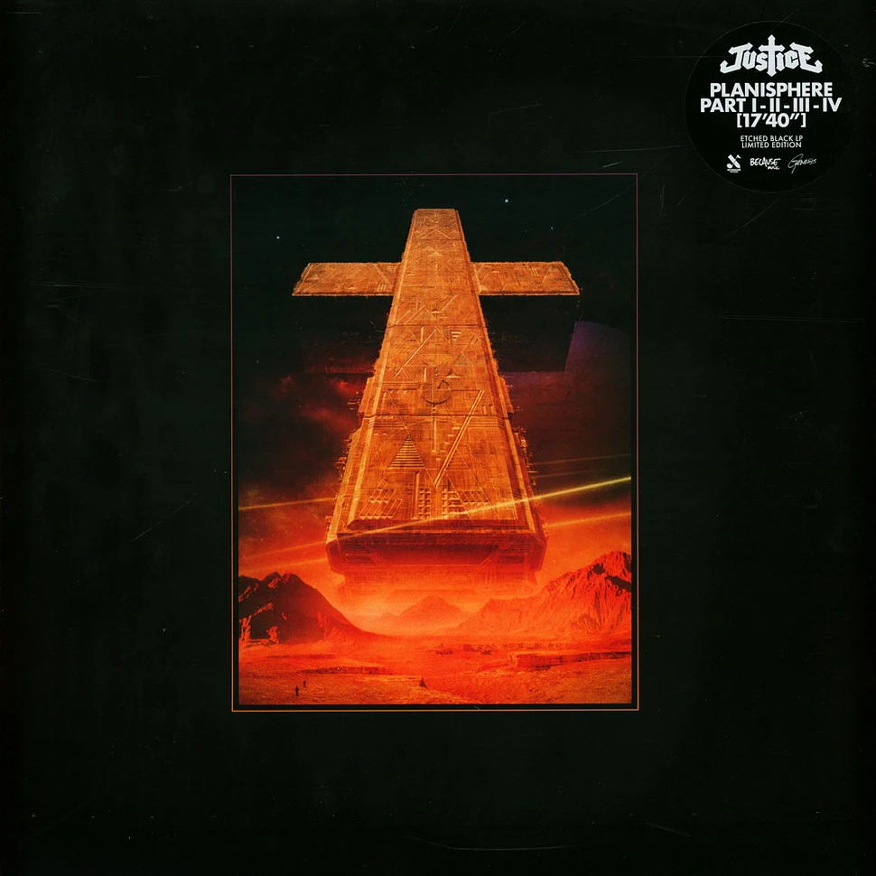 Justice - Planisphere Etched Black Vinyl Edition