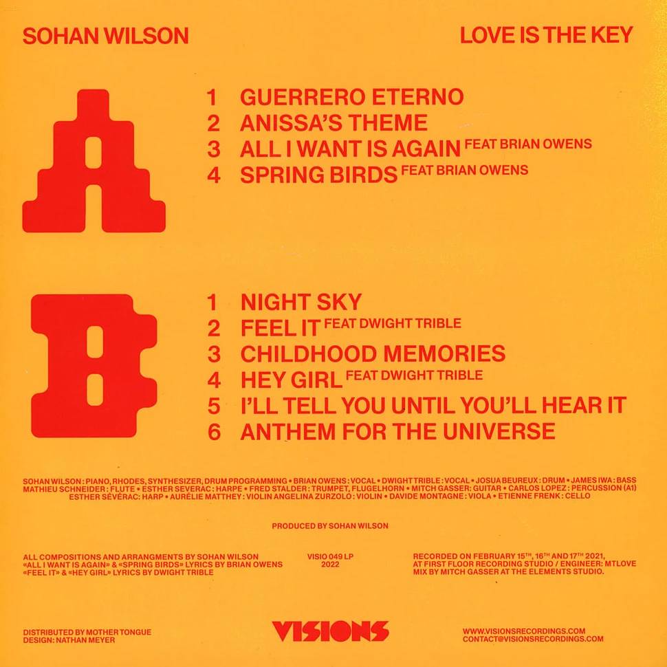 Sohan Wilson - Love Is The Key