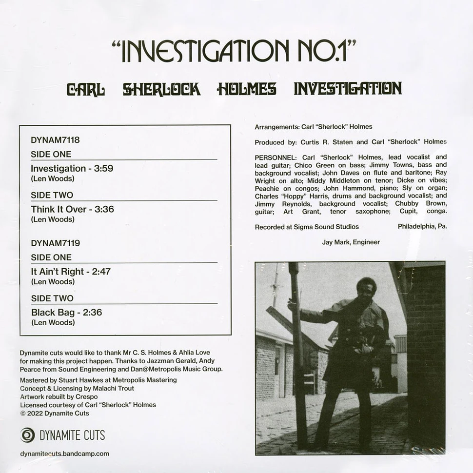Carl Sherlock Holmes - Investigation No. 1 / Think It Over / It Ain't Right / Black Bag