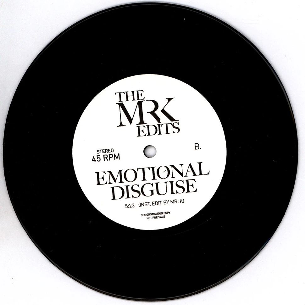 Mr. K - Pleasure Boys / Emotional Disguise