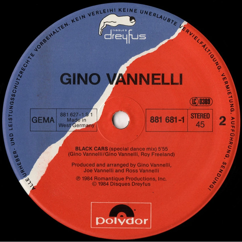 Gino Vannelli - Black Cars