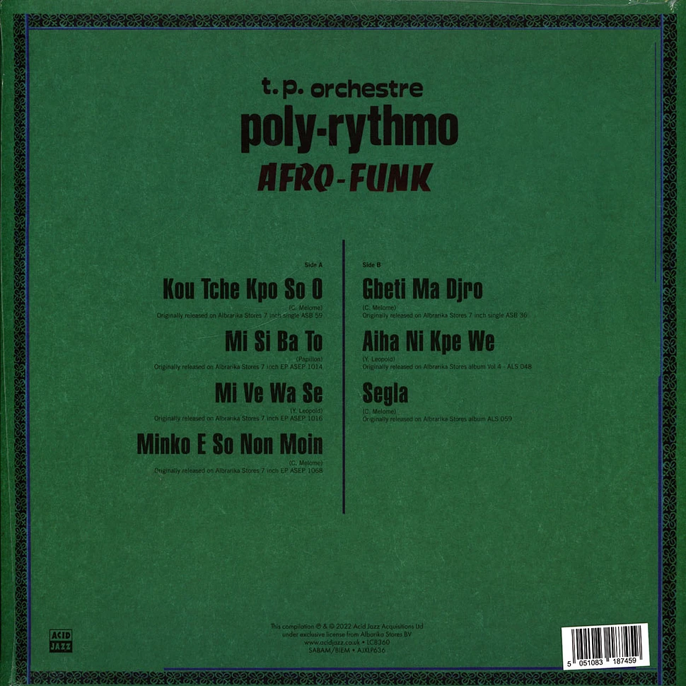 T.P. Orchestre Poly-Rythmo - Afro Funk