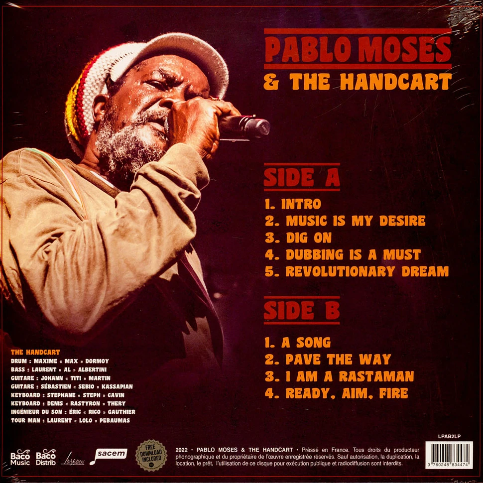 Pablo Moses & The Handcart - Live