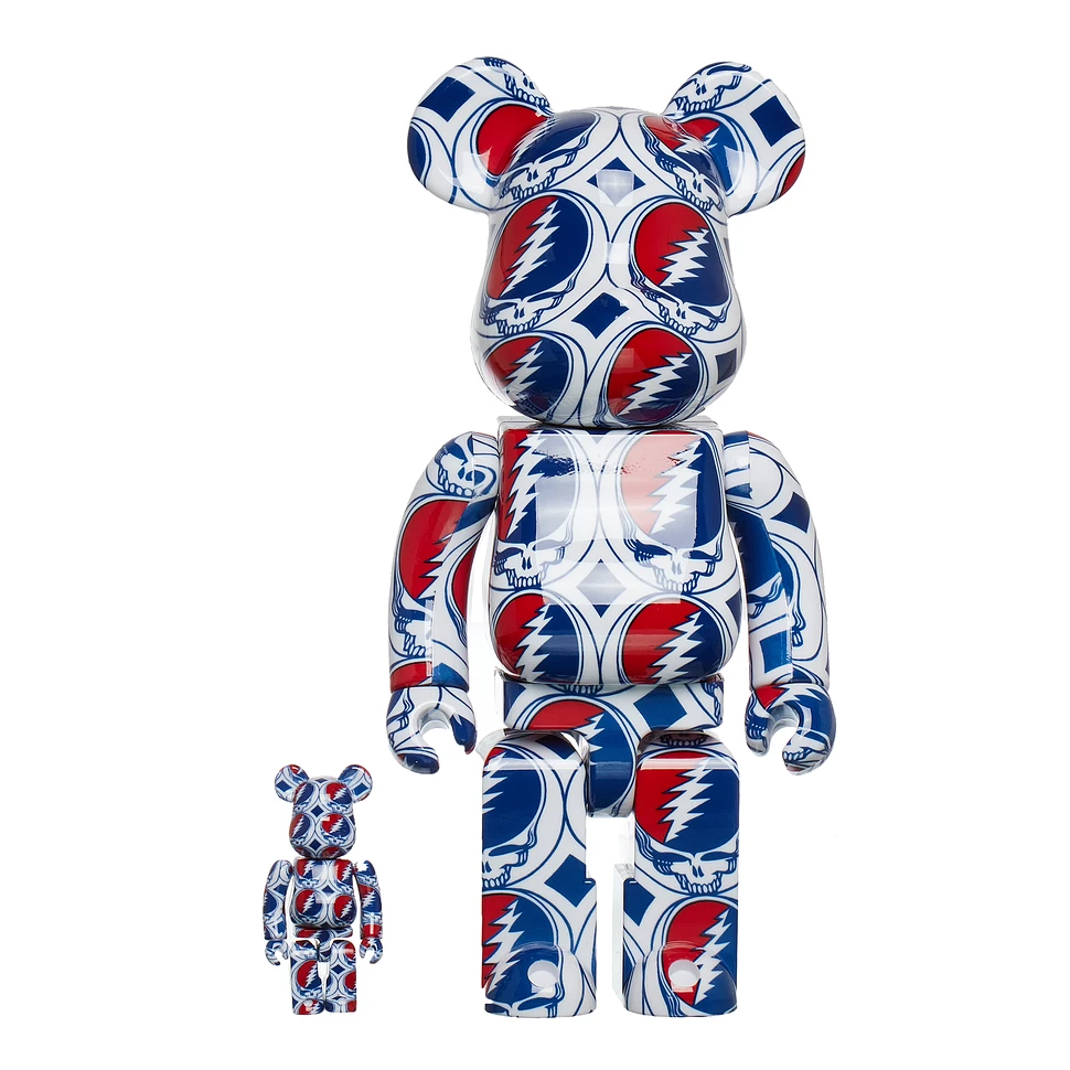 Medicom Toy - 100%+400% Grateful Dead - Steal Your Face Be@rbrick Toy