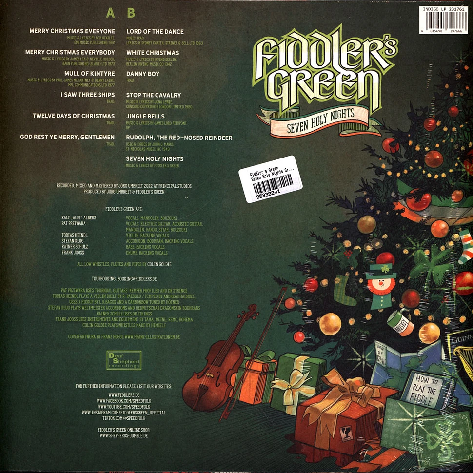 Fiddler's Green - Seven Holy Nights Green Vinyl Edition