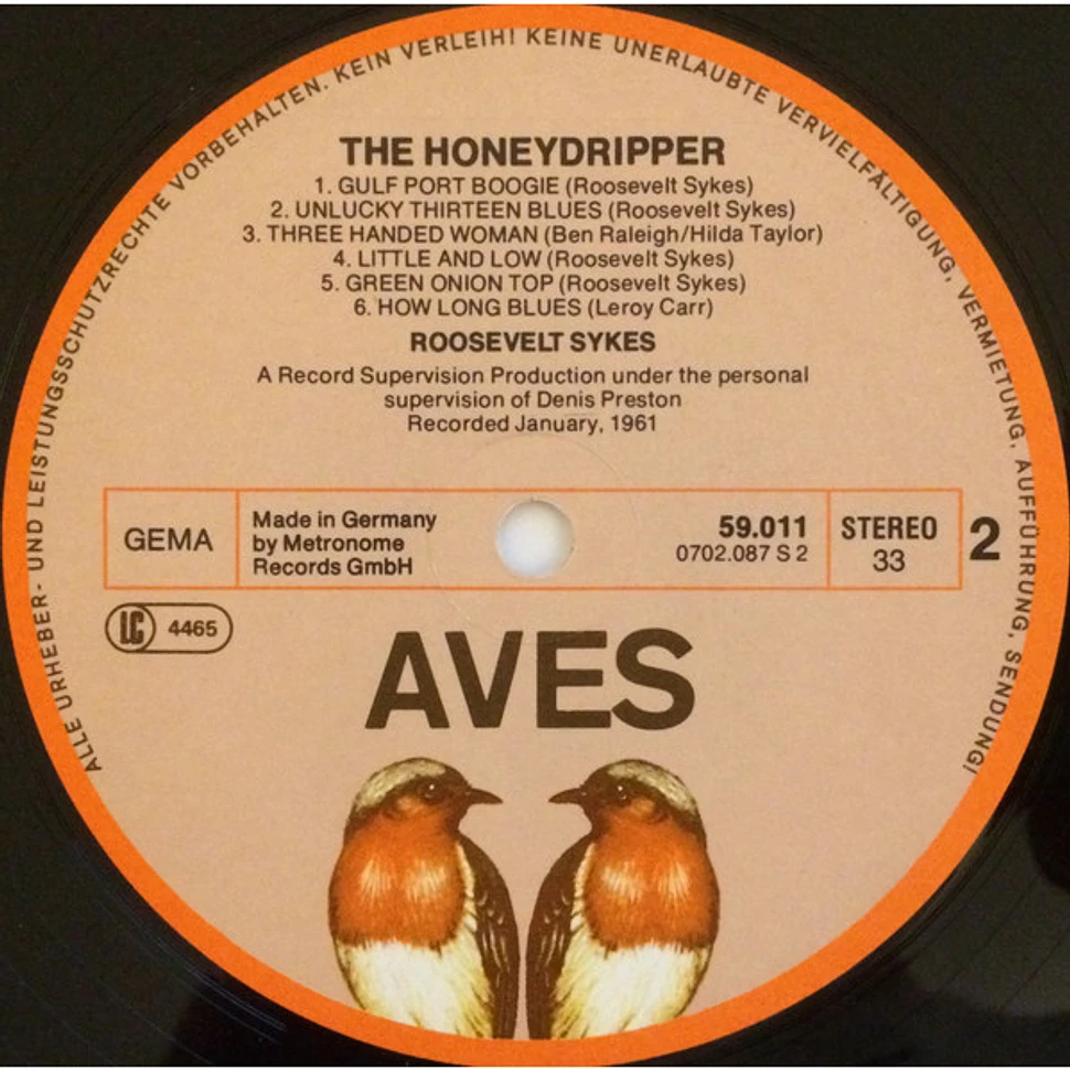 Roosevelt Sykes - The Honeydripper
