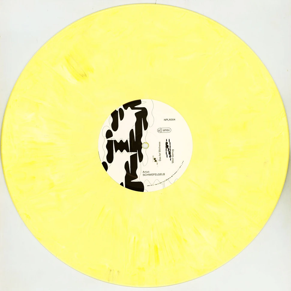 Schwefelgelb - Whirlpool-Gedanken Yellow Marbled Vinyl Edition