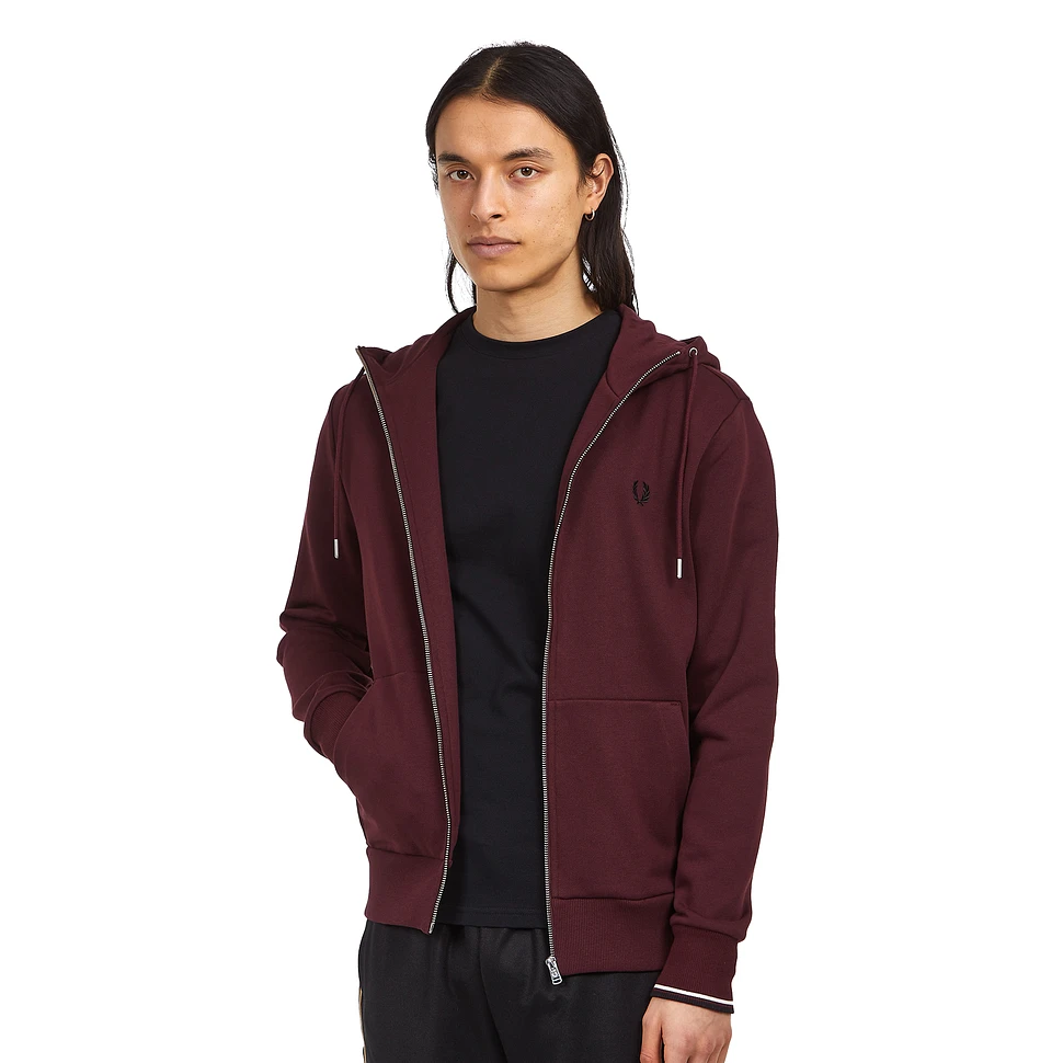 Fred Perry - Hooded Zip Through Sweatshirt