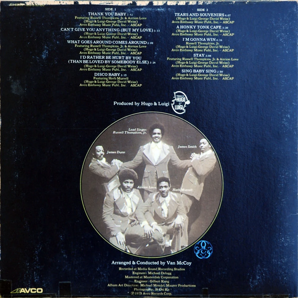 The Stylistics - Thank You Baby