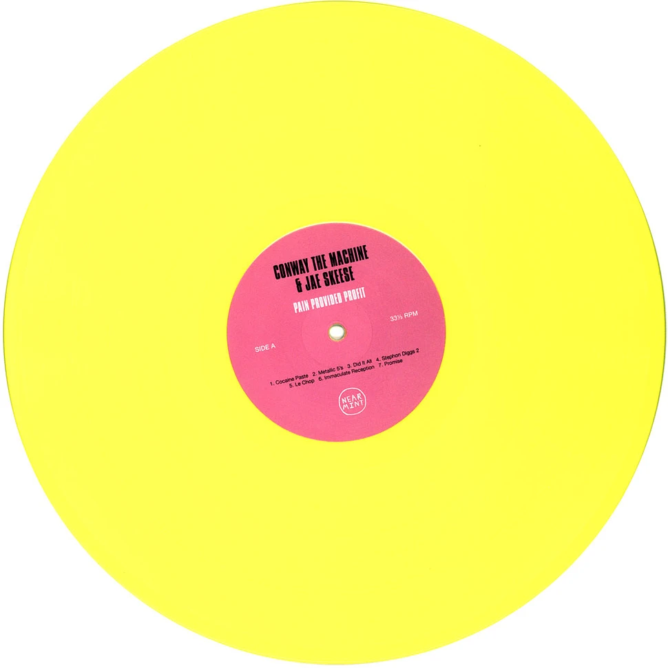 Conway The Machine & Jae Skeese - Pain Provided Profit HHV Exclusive Yellow Vinyl Edition