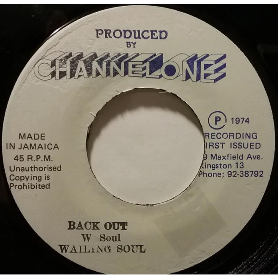 WAILING SOUL BACK OUT - 洋楽