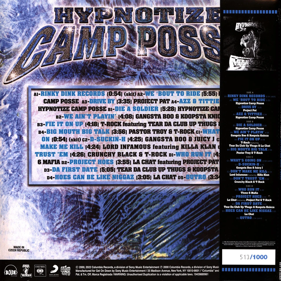 Three 6 Mafia presents Hypnotize Camp Posse - Three 6 Mafia Presents Hypnotize Camp Posse HHV EU Exclusive Edition