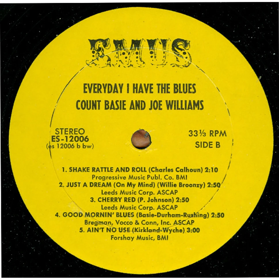 Joe Williams / Count Basie Orchestra - Everyday I Have The Blues