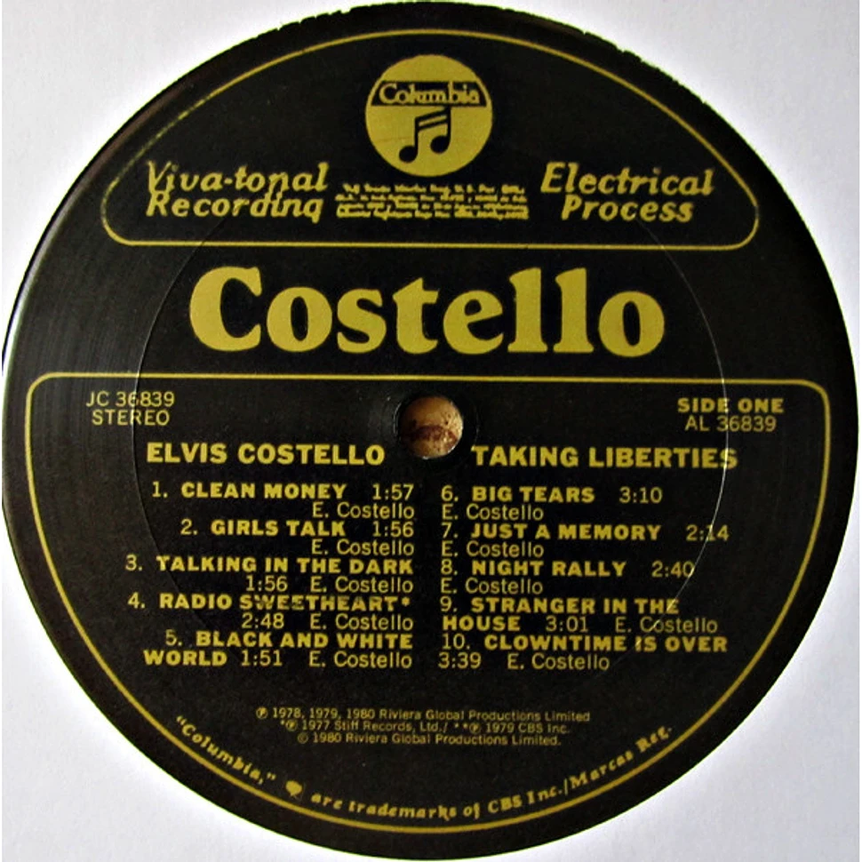 Elvis Costello - Taking Liberties