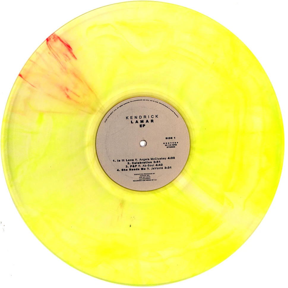 Kendrick Lamar - Kendrick Lamar Colored Vinyl Edition - Vinyl 2LP