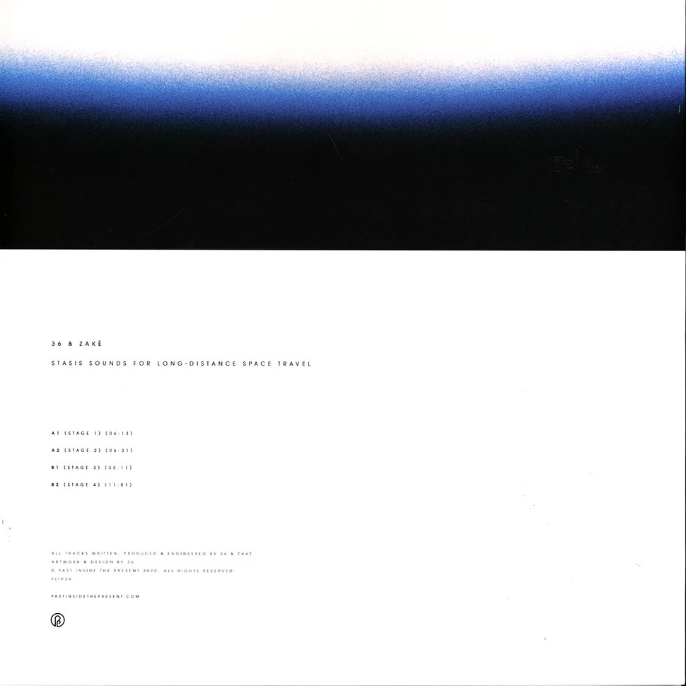 36 / Zake - Stasis Sounds For Long Distance Space Travel I Clear Vinyl Edition
