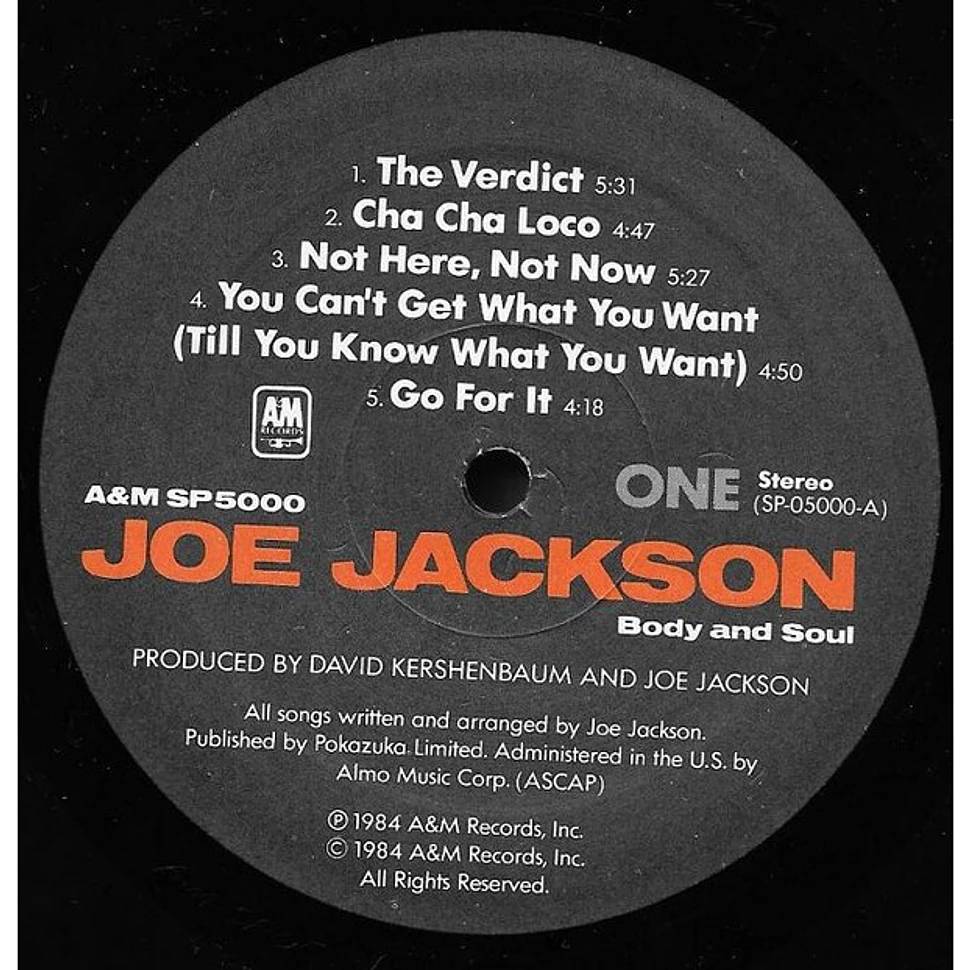 Joe Jackson - Body And Soul